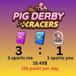 PIG DERBY RACERS MONOPOLY GO!