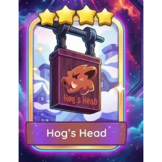 4⭐ Hog's Head 4⭐ Blitz Golden card Monopoloy Go