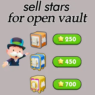 40 Star Vault Monopoly Go