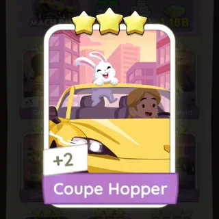 Coupe Hopper Monopoly Go