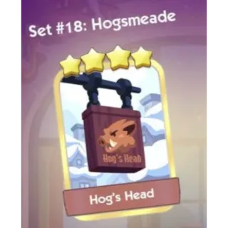 Hog's Head 4⭐ Gold Sticker Monopoly Go Golden Blitz