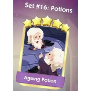 Ageing Potion 5⭐ Gold Sticker Monopoly Go Golden Blitz