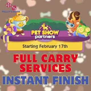 3 Slot Pet Show Partners Event Monopoly Go