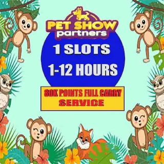 1 Slot Pet Show Partners Event Monopoly Go