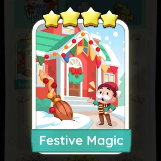 Monopoly Go 4⭐sticker festive magic