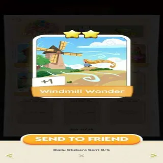 Windmill Wonder Monopoly Go