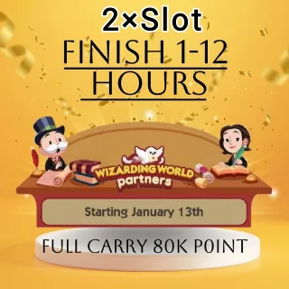 Wizarding World Partner Event Monopoly Go 2×Slot