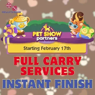 4 Slot Pet Show Partners Event Monopoly Go