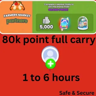 1 Slot Farmer Market Partner Event Monopoly Go | 80k Full Carry