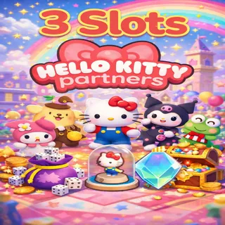3 Slot Hello Kitty Partners Event Monopoly Go