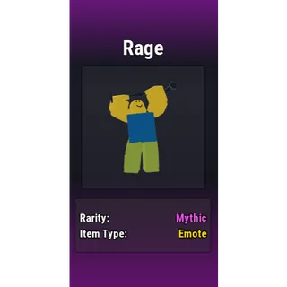 Rage Emote