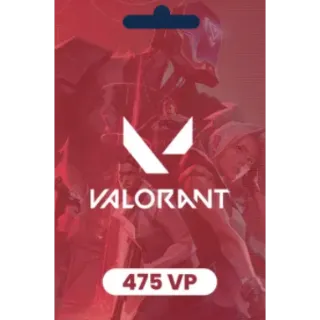 475 VP Valorant 5$