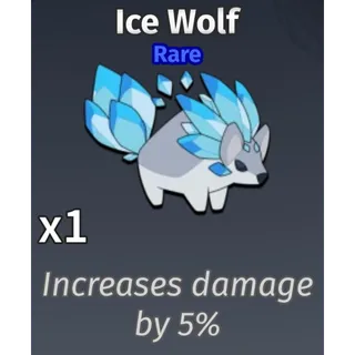 X1 ice wolf plushie cos