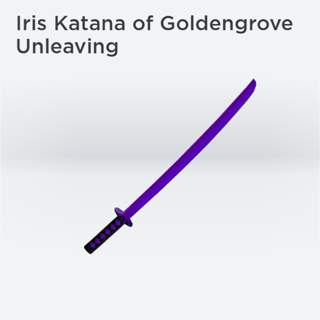 Limited Iris Katana In Game Items Gameflip - katana roblox id