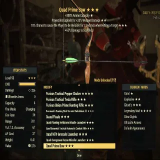 Quad Explosive Prime Bow