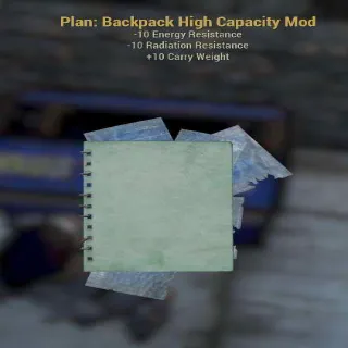 High Capacity Backpack Mod