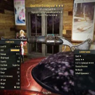 Alien Disintegrator Quad Inertial Vats Optimized