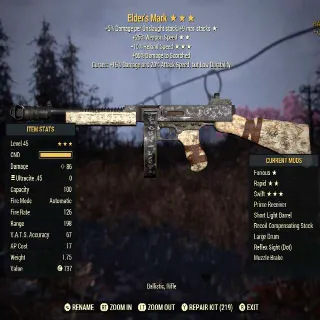 Elder's Mark Unrolled Modded