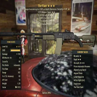 The Fixer Bloodied Rapid Strength Upgraded