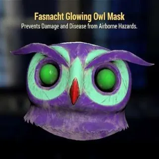 Fasnacht Glowing Owl Mask