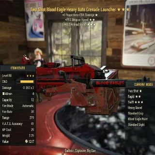 Grenade Launcher Two Shot Rapid Swift