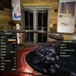 Black Powder Rifle Furious Rapid Vats Optimized