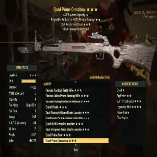 Quad Explosive Crossbow