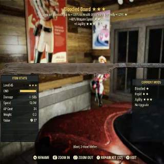 Board Bloodied Rapid Agility