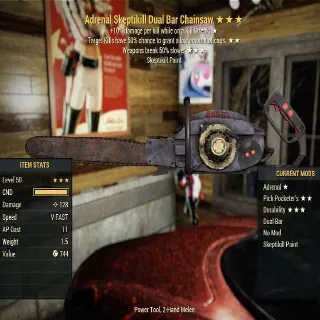 Chainsaw Adrenal Pick Pocketeers Durability