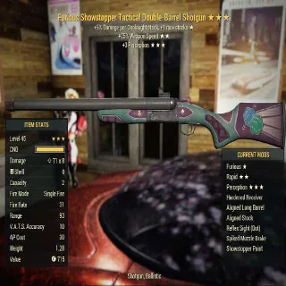 Double Barrel Shotgun Furious Rapid Perception