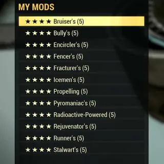 X60 Four Star Mods Bundle