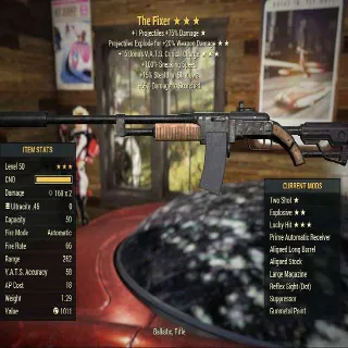 The Fixer Two Shot Explosive Lucky Hit Upgraded