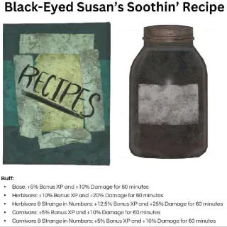 Black Eyed Susan's Soothin Recipe
