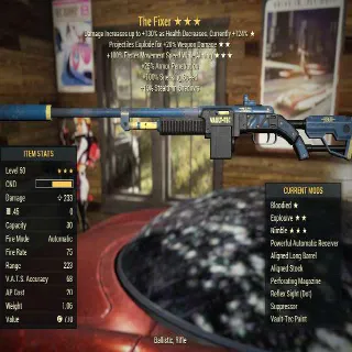 The Fixer Bloodied Explosive Nimble Upgraded