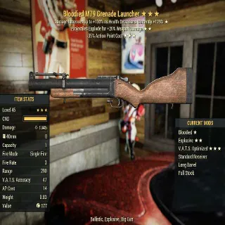 Grenade Launcher Bloodied Explosive Vats Optimized