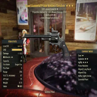 Prime Western Revolver Quad Explosive Agility