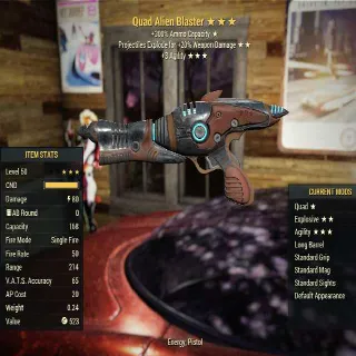 Alien Blaster Quad Explosive Agility