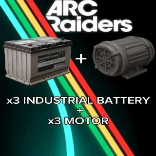 X3 INDUSTRIAL BATTERY + X3 MOTOR