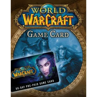 World of Warcraft 60 DAYS Pre-Paid Time Card EU