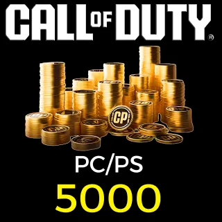 5000 CoD Points PC/PSN/XBOX