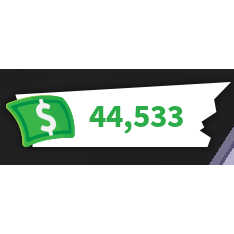 Other Adopt Me Cash 44 533 In Game Items Gameflip - 3600 robux to usd