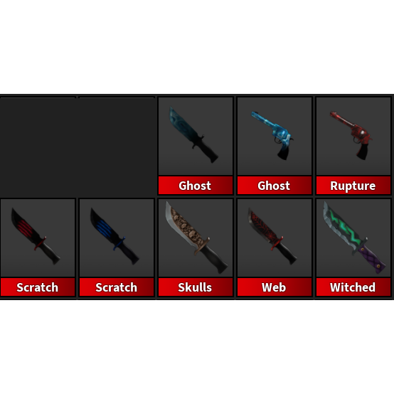 Bundle Mm2 Legendary Weapons 2 In Game Items Gameflip - roblox murderer mystery 2 ghost