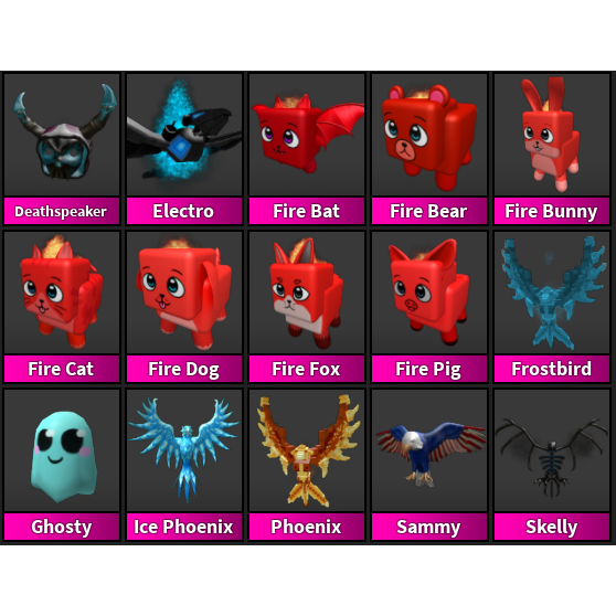 Bundle  MM2 Godly Pets - Game Items - Gameflip