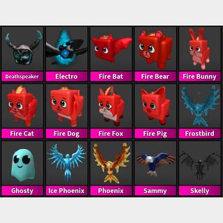 Roblox Murder Mystery 2 Mm2 godlys FIRE BAT pet