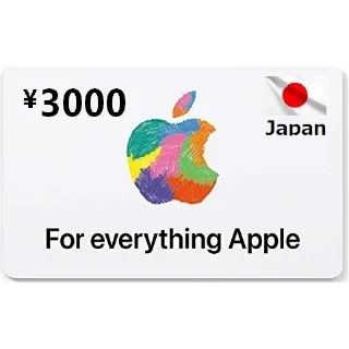 3000 YEN iTunes ** JAPAN **