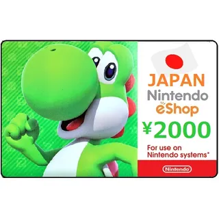 2000 YEN Nintendo eShop JAPAN