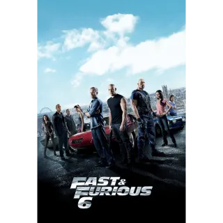 Fast & Furious 6 HD (PLEASE REDEEM WITHIN 24 HOURS)