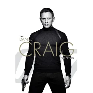 Daniel Craig 007 Collection: Casino Royale, Quantum of Solace, Skyfall, Spectre