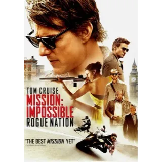 Mission Impossible 5: Rogue Nation