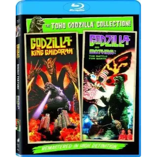 Godzilla vs. King Ghidorah & Godzilla vs. Mothra HD (2-Pack Set) **RARE!**